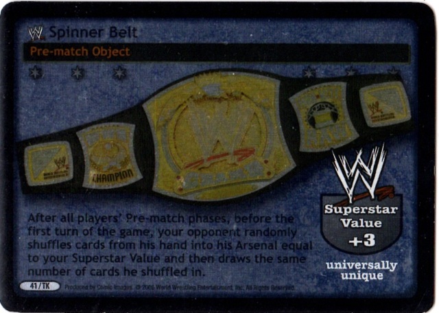 WWE Spinner Belt